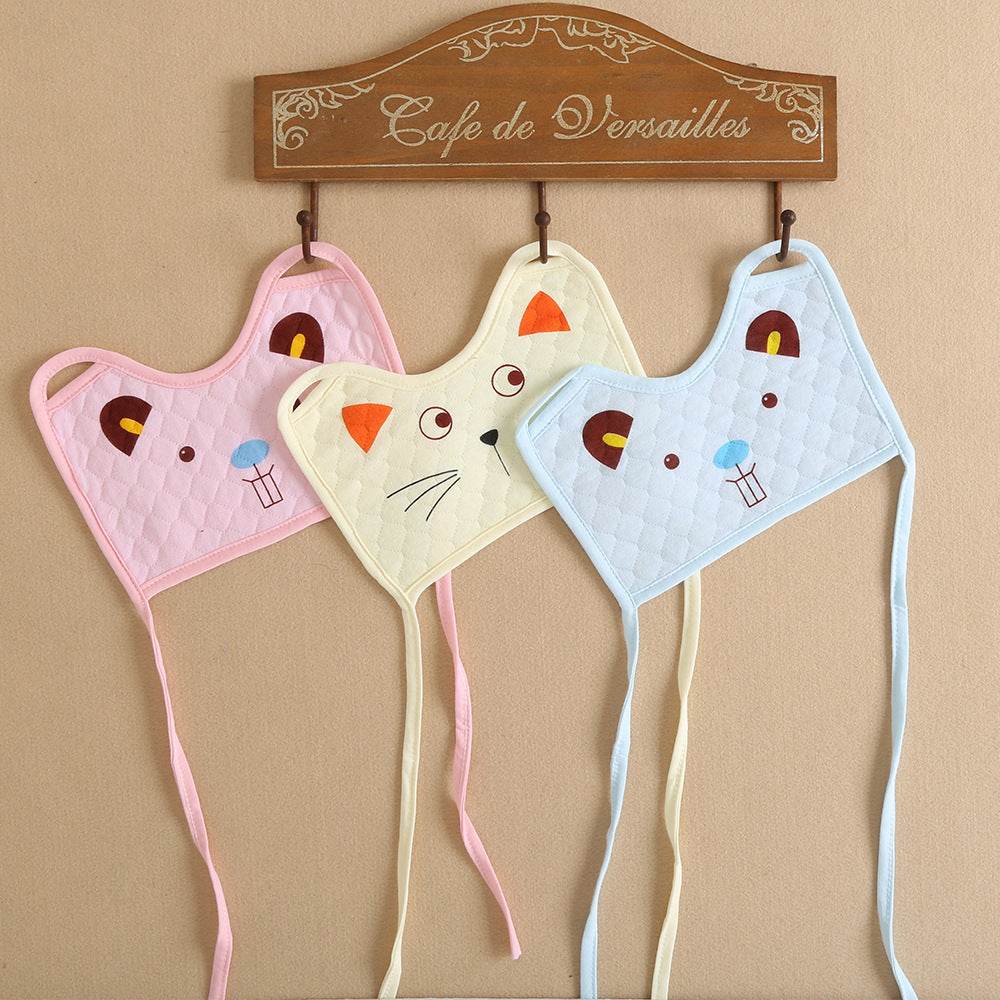 Baby Bib Square Bib Mask Style Cartoon - Mubimart