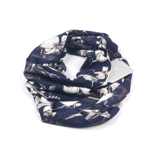Winter Printed Ring Scarves - Mubimart