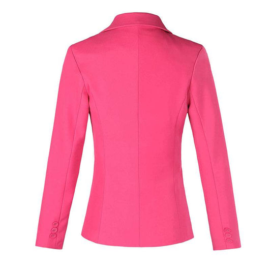 Fashion Work Clothes Plus Size Suits Spring Blue Career - Mubimart