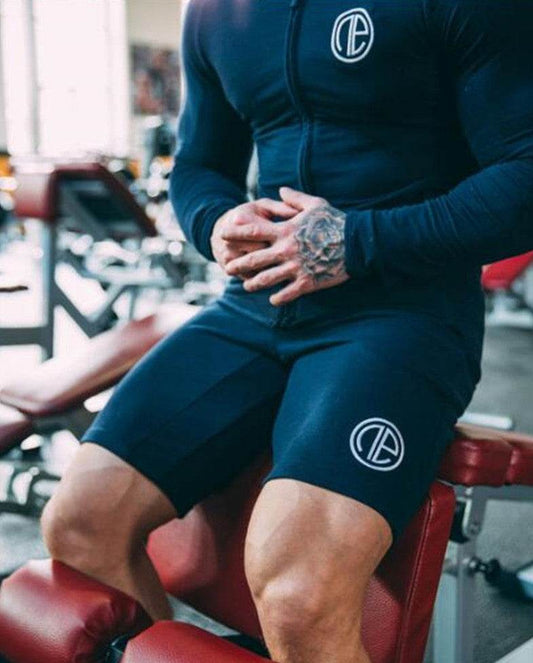 Mens Running Fitness Five-Point Shorts Cotton Mens Sports Shorts Middle Pants Basketball Training Gym Workout Board Short - Mubimart