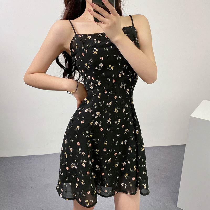 Floral chiffon camisole - Mubimart