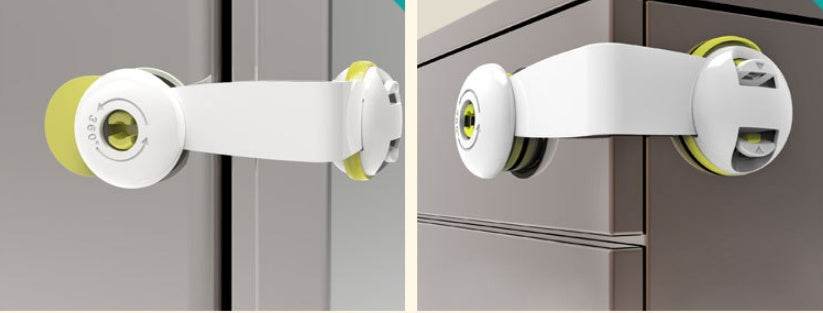 Babysafe child safety lock baby anti-clip cabinet cabinet door lock baby protection refrigerator lock drawer lock - Mubimart