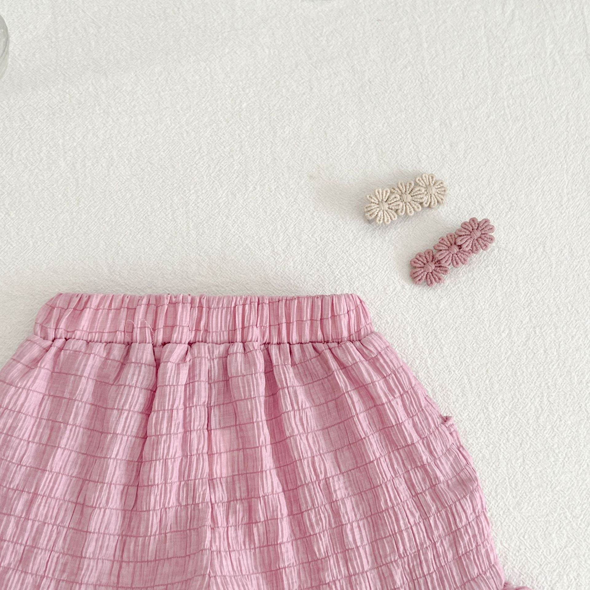 Sleeveless Camisole Top Lace Shorts - Mubimart