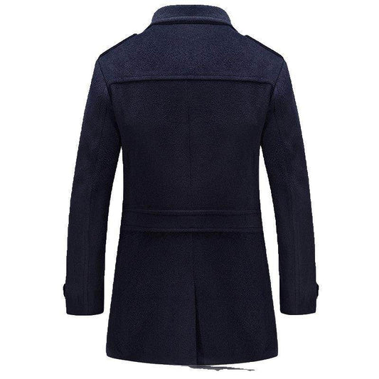 Casual wool coat jacket - Mubimart