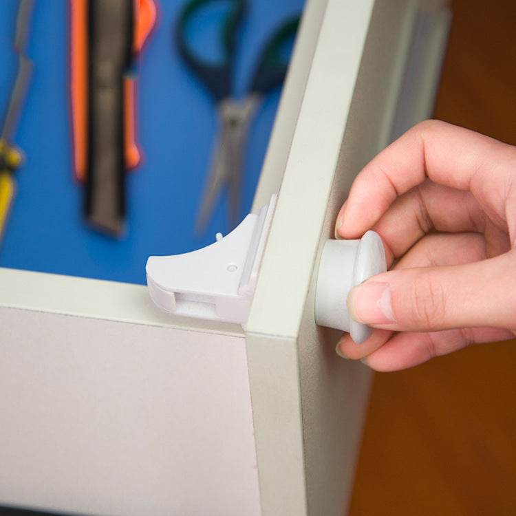 Children's Magnetic Lock Protective Safety Cabinet Lock Drawer - Mubimart