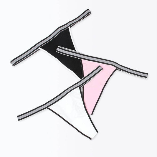 Lightweight Breathable Highly-elastic Plus Size Sexy Hot T-shaped Panties - Mubimart
