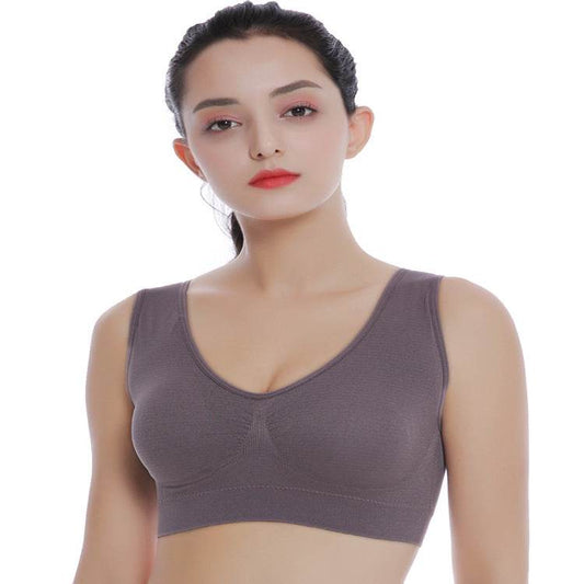 Plus Size Bras For Women Seamless Bra With Pads Big Size 5XL 6XL Bralette Push Up Brassiere Bra Vest - Mubimart