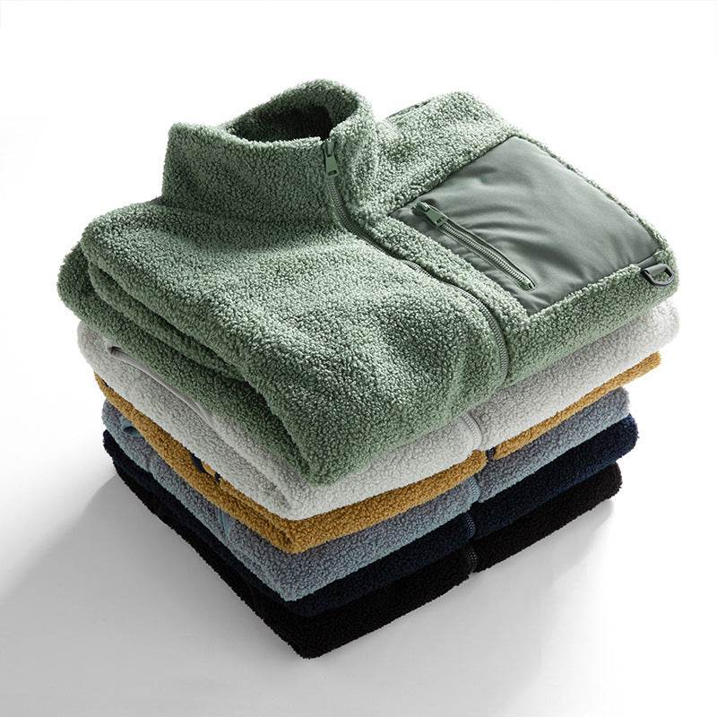 Couple Fleece Warm Breathable Polar Fleece Jacket - Mubimart