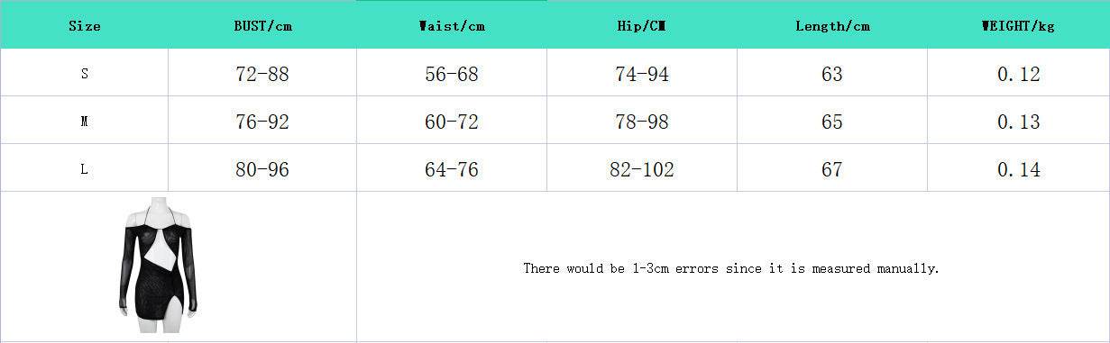 Women's Split Sheath Skirt Backless Slip Dress - Mubimart