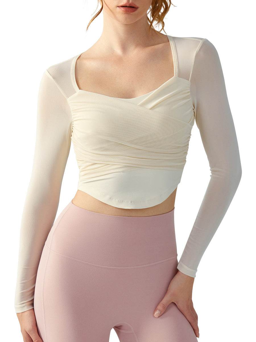 Quick-drying Exercise T-shirt Workout Top - Mubimart