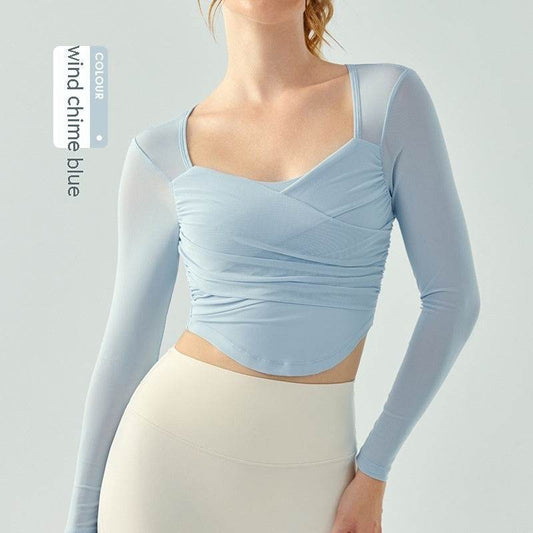 Quick-drying Exercise T-shirt Workout Top - Mubimart