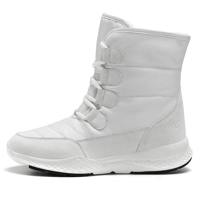 Boots Winter Plush Snow Boot Waterproof - Mubimart