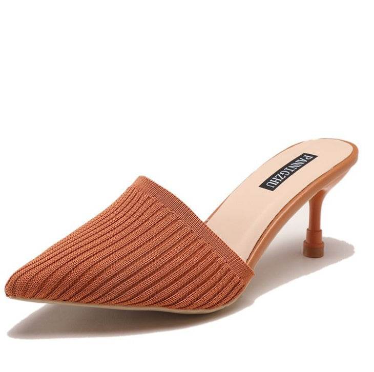 Pointed stiletto sandals - Mubimart