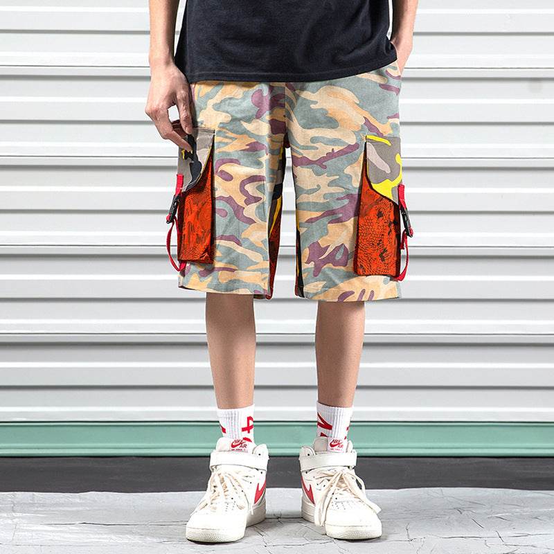 Men's Chinese style cargo shorts - Mubimart