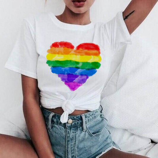 Women's T-shirt fashion plus size - Mubimart