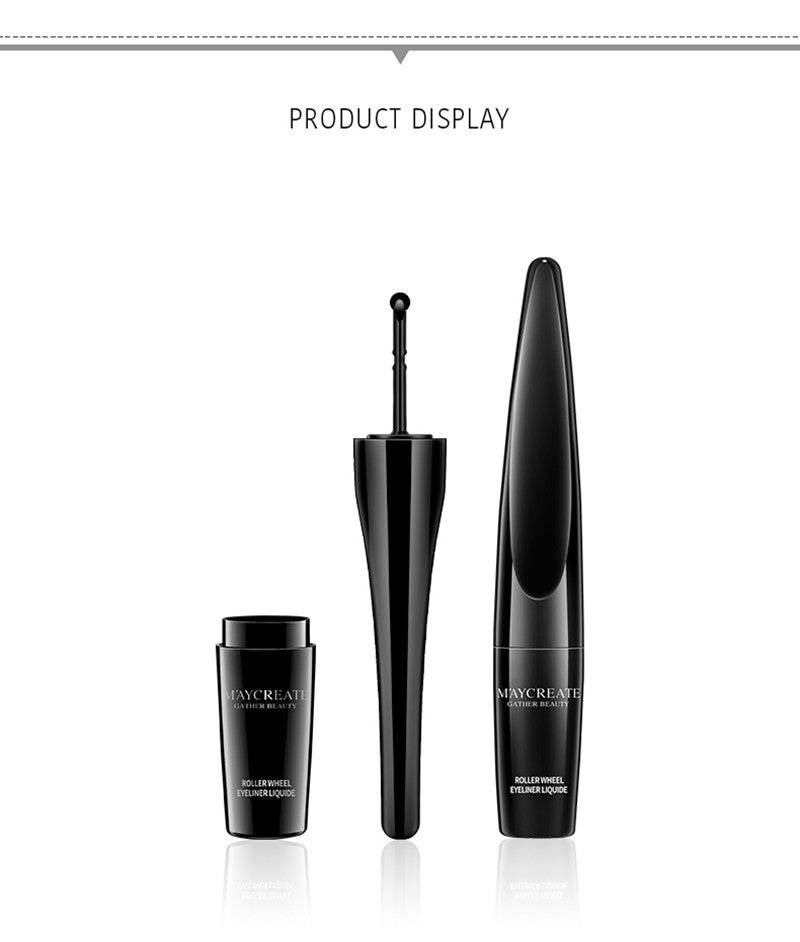 All new eyeliner wear-resistant casters waterproof and sweat-proof black liquid eyeliner pencil make-up tools - Mubimart