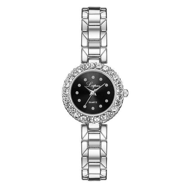 Watches-Set Bangle Clock Bracelet Wrist-Watch Quartz Women Fashion Ladies Brand Luxury - Mubimart
