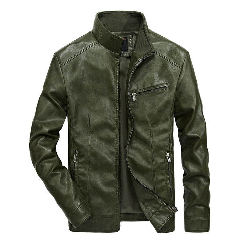Men's leather jacket - Mubimart