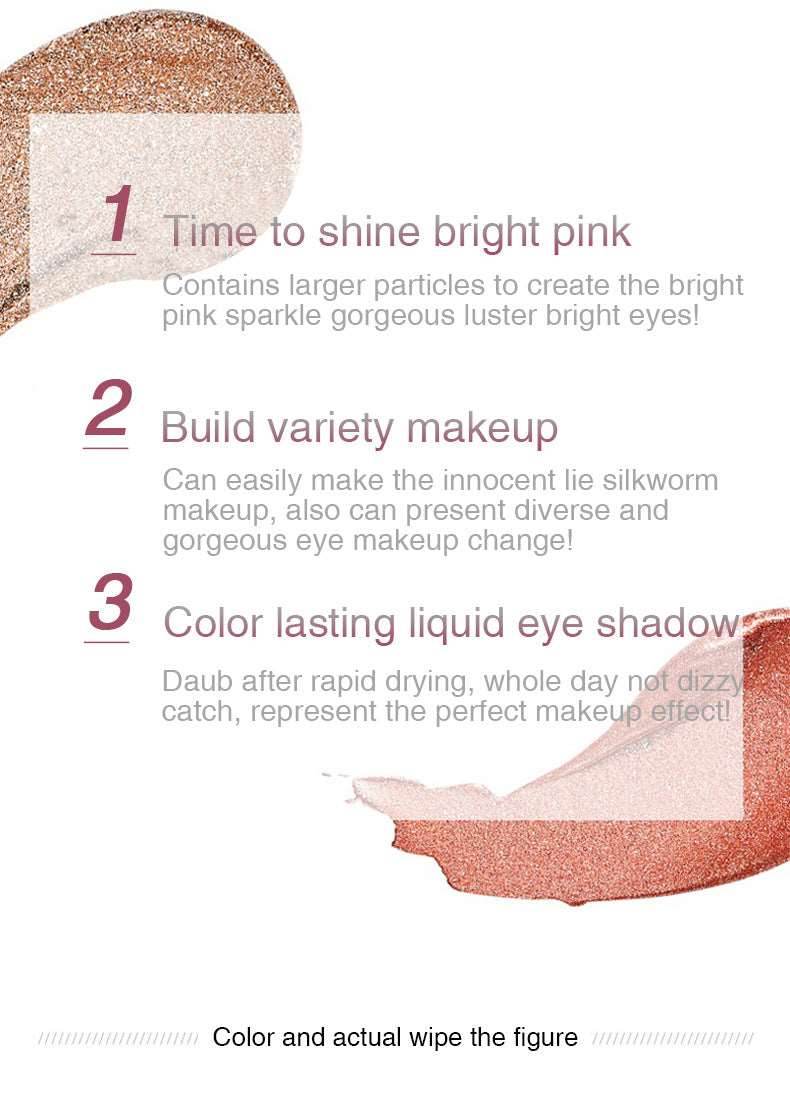 18-color glitter eyeshadow - Mubimart