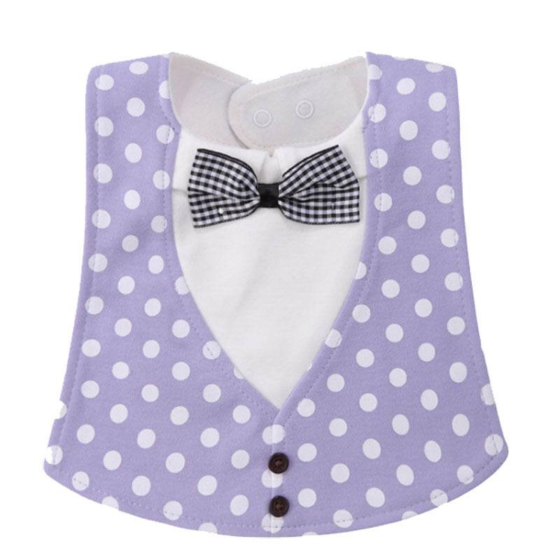 Gentleman Style Bibs Waterproof Baby Bib Novelty Burp Cloths Adjustable Newborn Toddler Infant Accessories - Mubimart