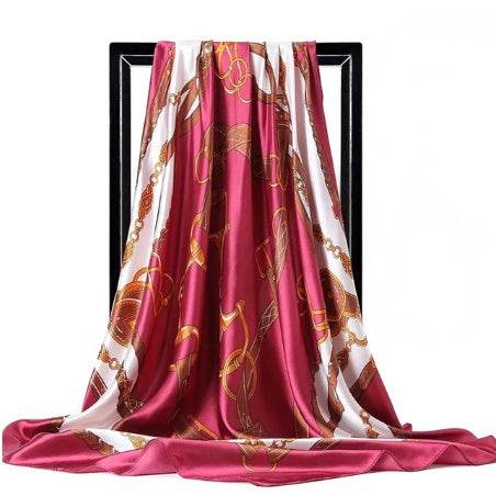Women's chain bag scarf scarves - Mubimart