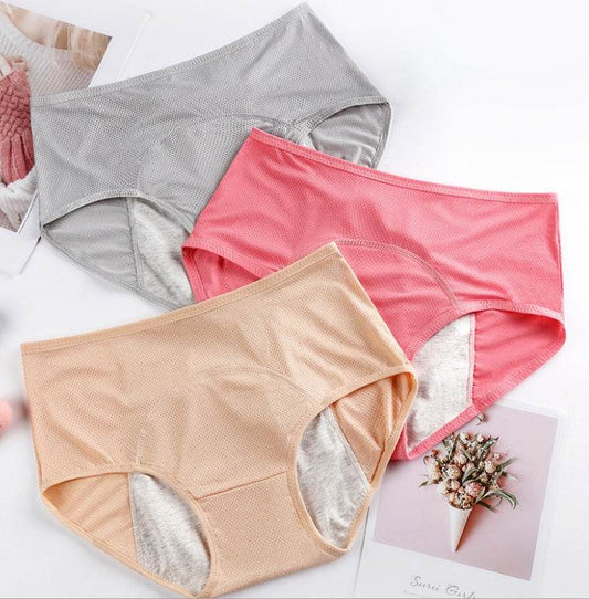 5PCS Menstrual Underwear Women Leak Proof Panties - Mubimart
