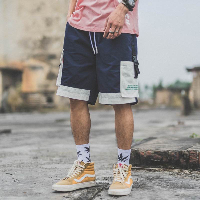 Multi-pocket cargo shorts - Mubimart