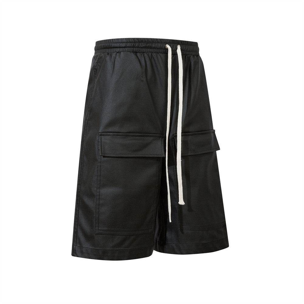 Fashion Personality Stitching Cargo Shorts Men - Mubimart