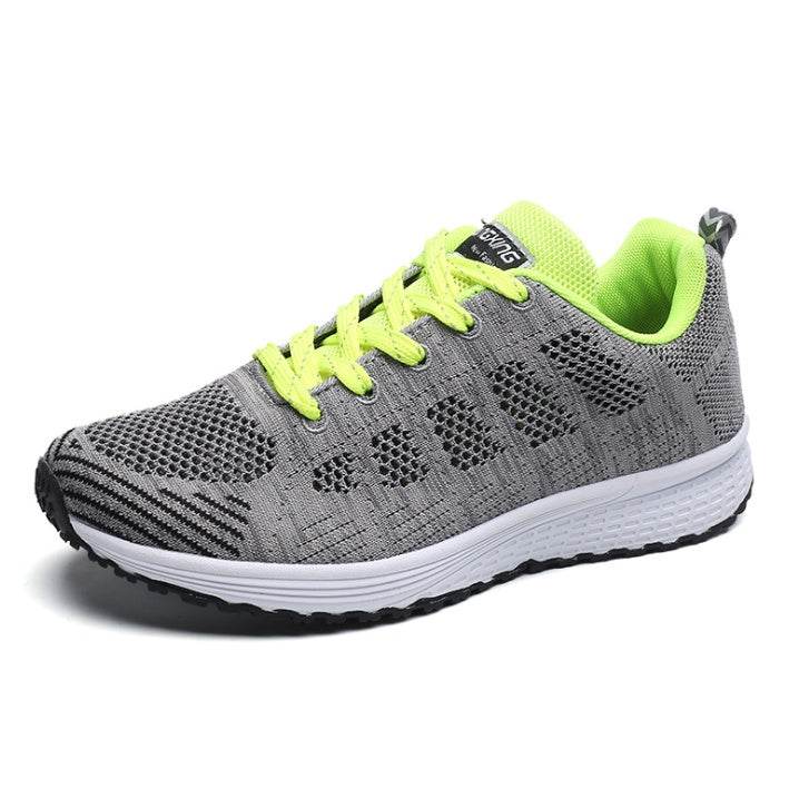 Women Casual Shoes Fashion Breathable Walking Mesh Flat Shoes Woman White Sneakers Women Tenis Feminino Female Shoes - Mubimart