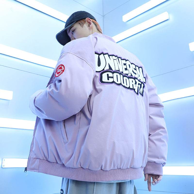 Men's Cotton Bomber Jacket - Mubimart