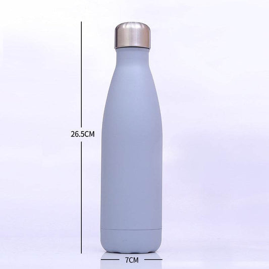 Coke Bottle Stainless Steel Vacuum Flask Bowling Cup Sports Bottle - Mubimart