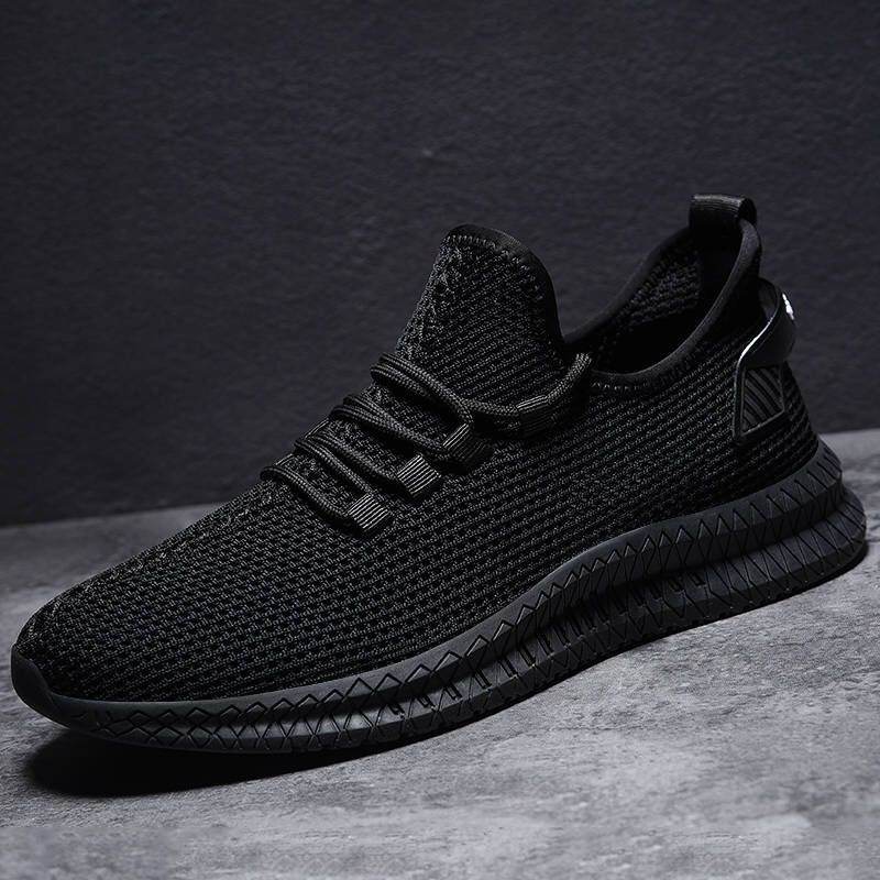 Flying Woven Breathable Sports Casual Shoes Men - Mubimart