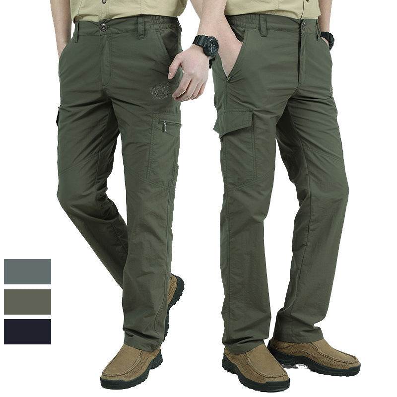 Plus Size Loose Cargo Pants - Mubimart
