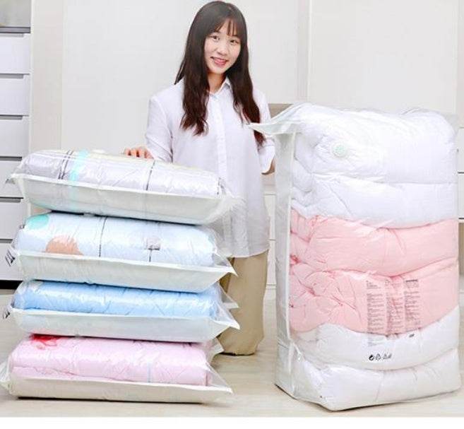Storage thick vacuum compression bag Packaging quilt clothing storage finishing bag - Mubimart