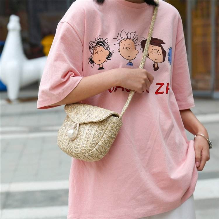 Beach straw bag - Mubimart