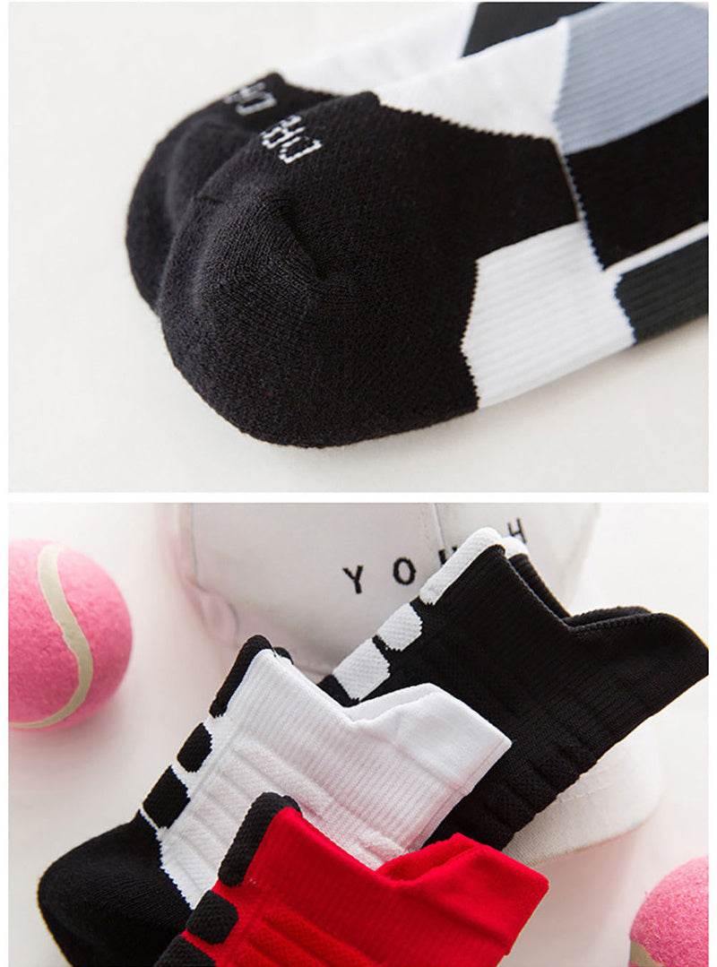 Sports Socks, Sweat-Absorbent, Elite Basketball Socks - Mubimart