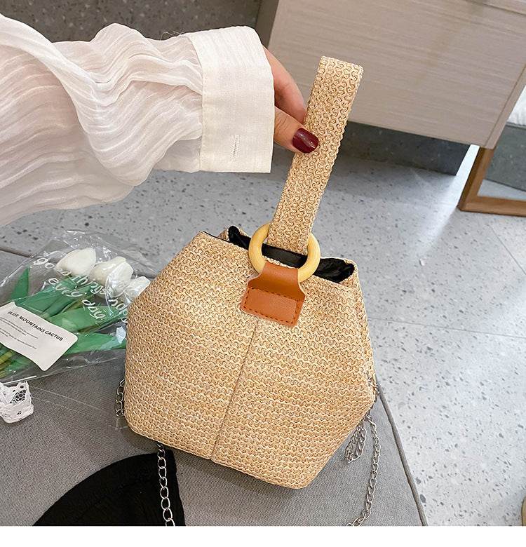 Beach straw bag - Mubimart