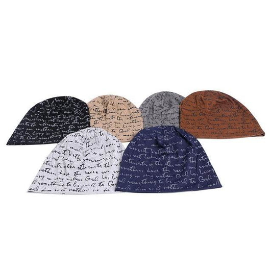 English alphabet beanie hat - Mubimart