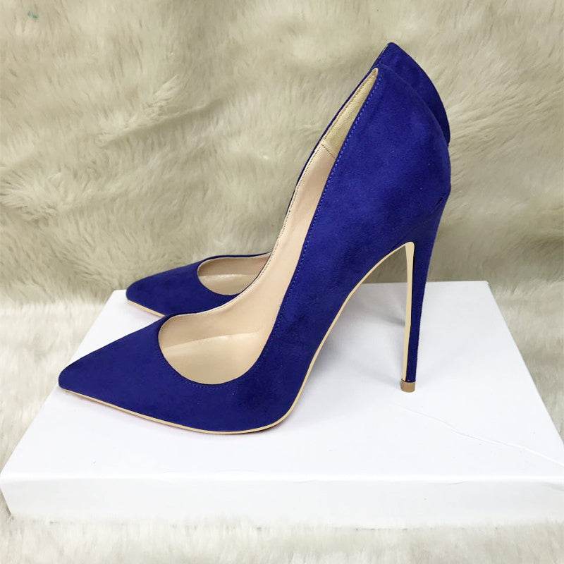 Suede stiletto heels - Mubimart