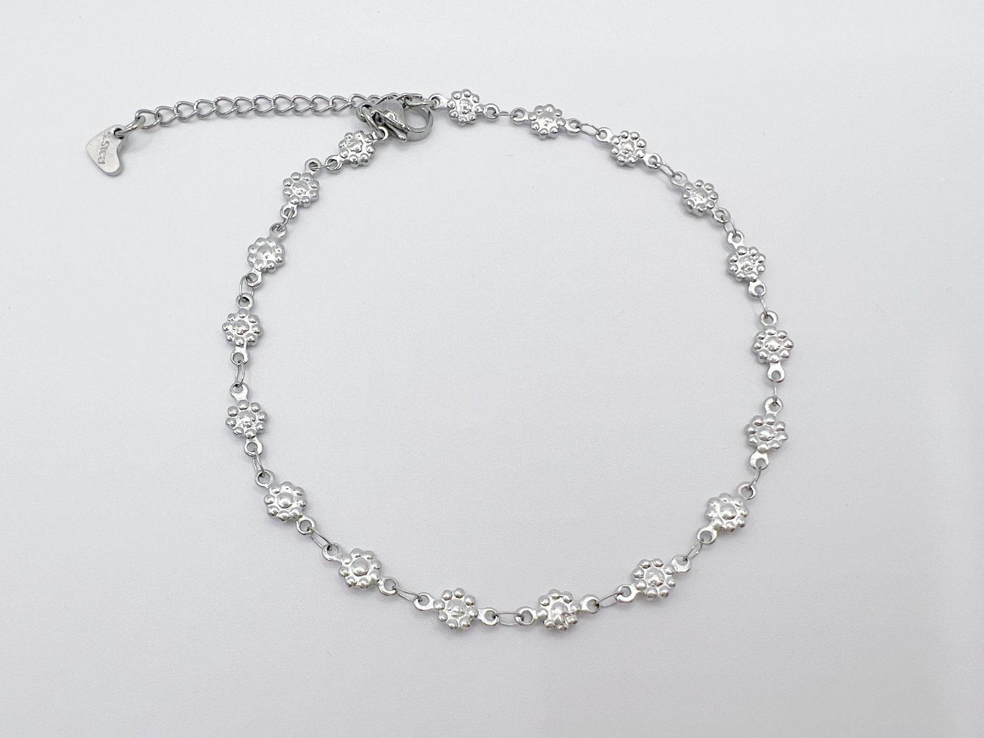 European And American Style Fashion Special-interest Stainless Steel Anklets Love Anklet Multi-style Ins - Mubimart