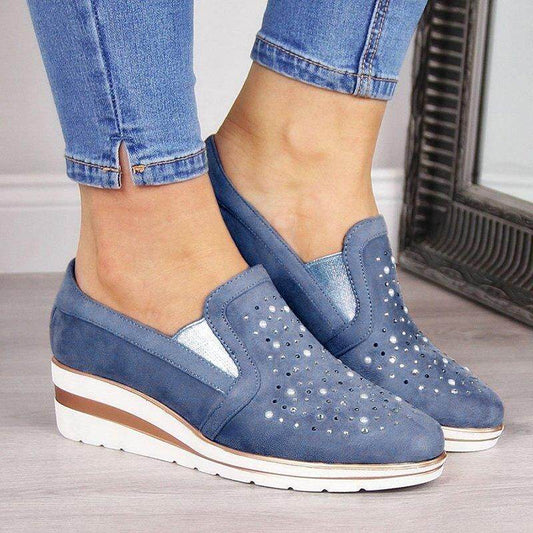 Water diamond upper shoes - Mubimart