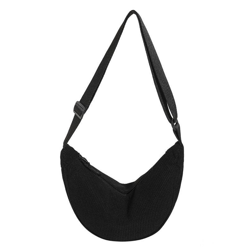 Lightweight Small Satchel Underarm Bag Shoulder Canvas Bag - Mubimart