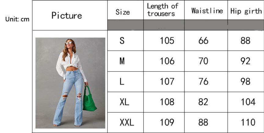 Fashion Temperament Wide-leg Jeans Women - Mubimart