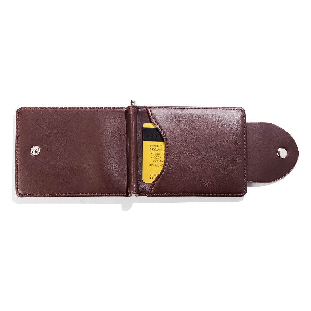 PU Leather Wallet Short Fashion Men's Wallet - Mubimart