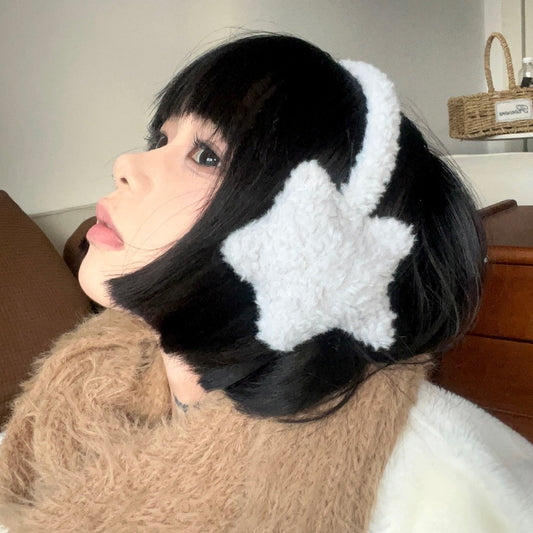 Cute XINGX Winter Student Riding Warm Earmuffs