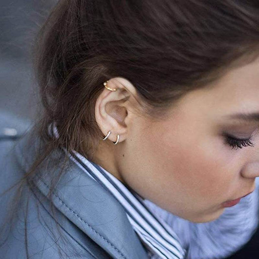 Terra Hoop Earrings - Mubimart