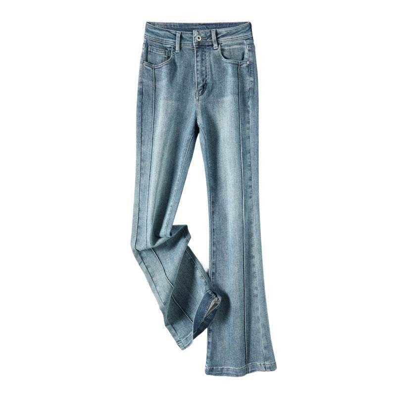 Fashionable High Waist Skinny Jeans For Women - Mubimart