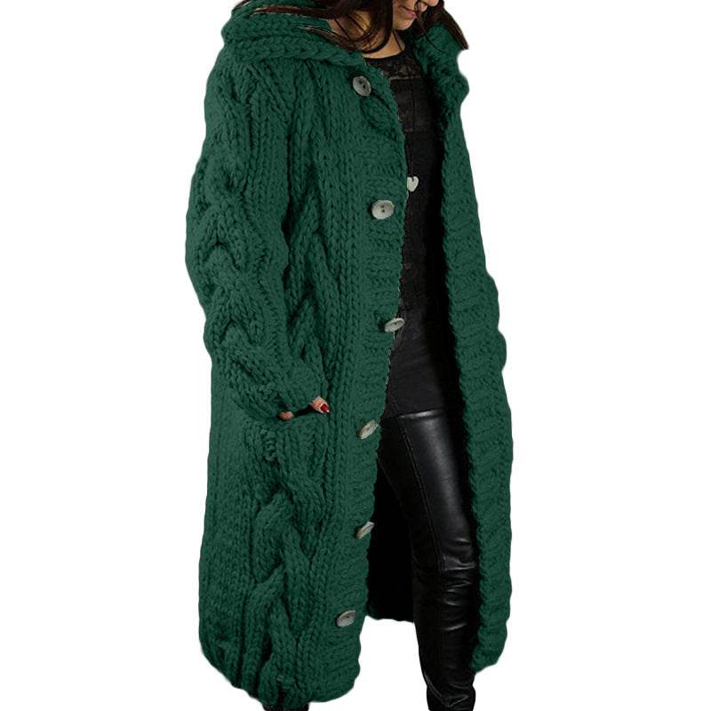 Women's Cardigan Plus Size Sweater Coat - Mubimart