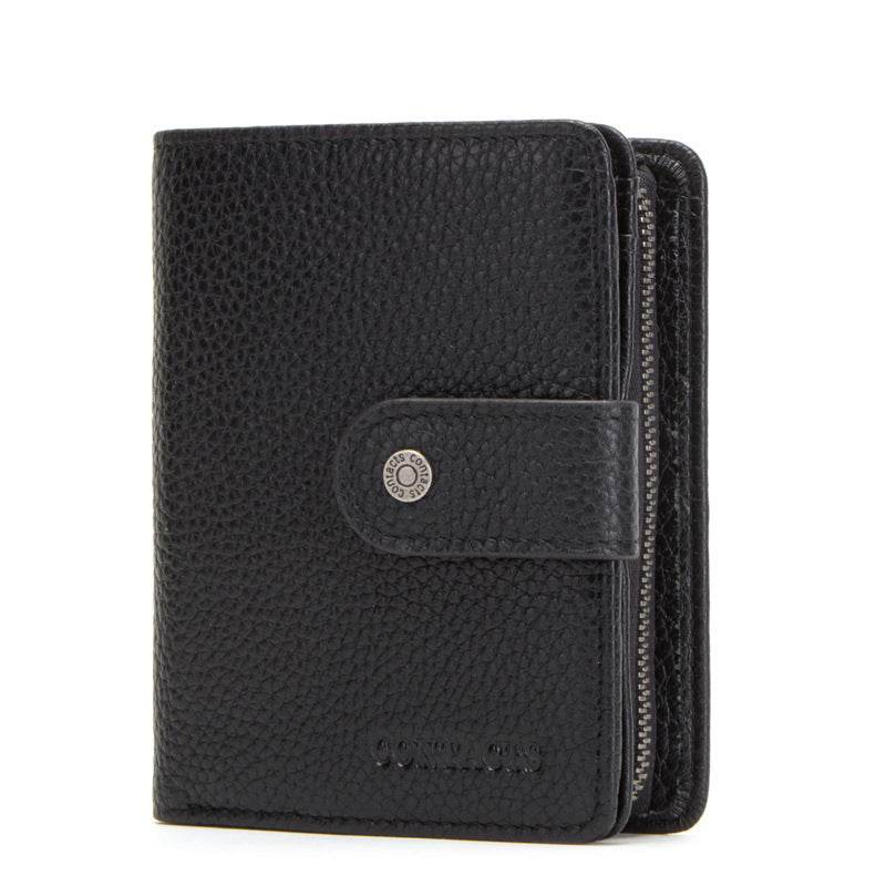 Multifunctional Men's Wallet Pure Cowhide Leather - Mubimart