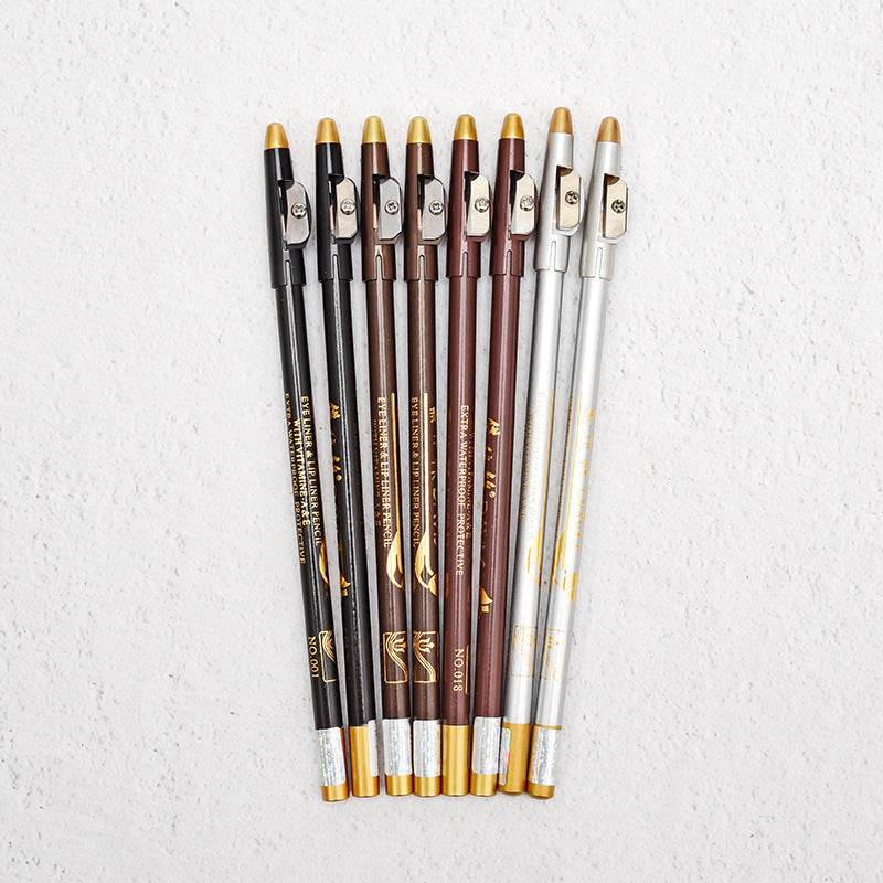 Multi Color Anti Sweat And Anti Smudge Eyeliner Eyebrow Pencil - Mubimart